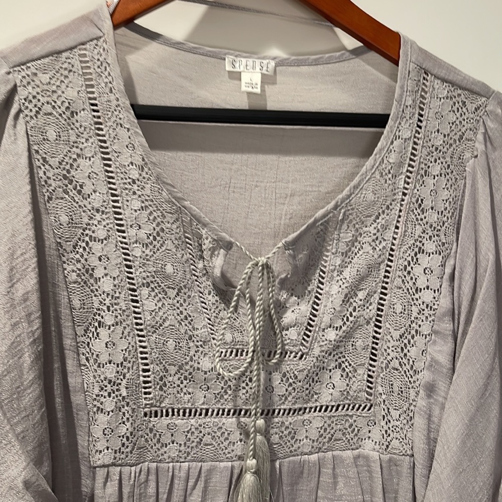 Bohemian Embroidered Butterfly Sleeves.